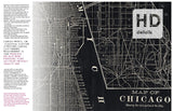 3 Piece Black and white New York, Chicago, Boston City Map Unframed Modern Canvas Prints | Octo Treasures