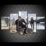 5 Panel Serial Movie Character Framed Wall Canvas Art | Octo Treasures