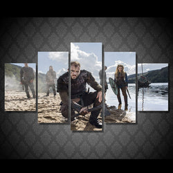 5 Panel Serial Movie Character Framed Wall Canvas Art | Octo Treasures