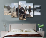 5 Panel Serial Movie Character Framed Wall Canvas Art | Octo Treasures