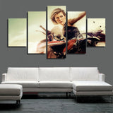 5 Panel Evil The Final Framed Wall Canvas Art | Octo Treasures