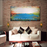 1 Panel Landscape Oil Painting Unframed Wall Art | Octo Treasures