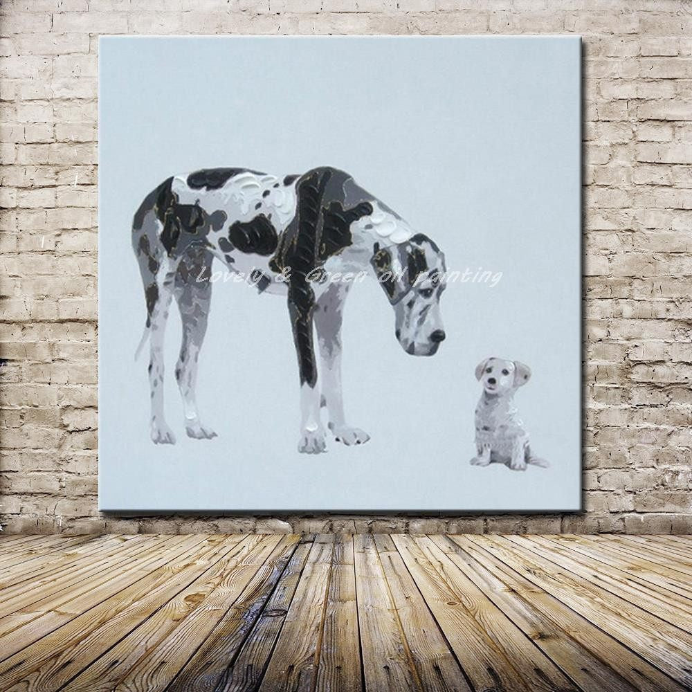 1 Panel Dogs Animal Unframed Canvas Wall Art | Octo Treasures