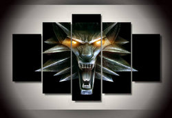 5 Panel The Witcher Framed Wall Canvas Art | Octo Treasures
