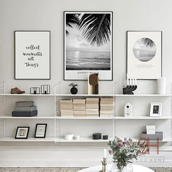 Beach Landscape Canvas Print Unframed Wall Art | Octo Treasures