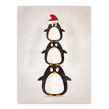 6 Panel Nordic Kawaii Bear Hippo Bird Unframed Wall Canvas Art | Octo Treasures