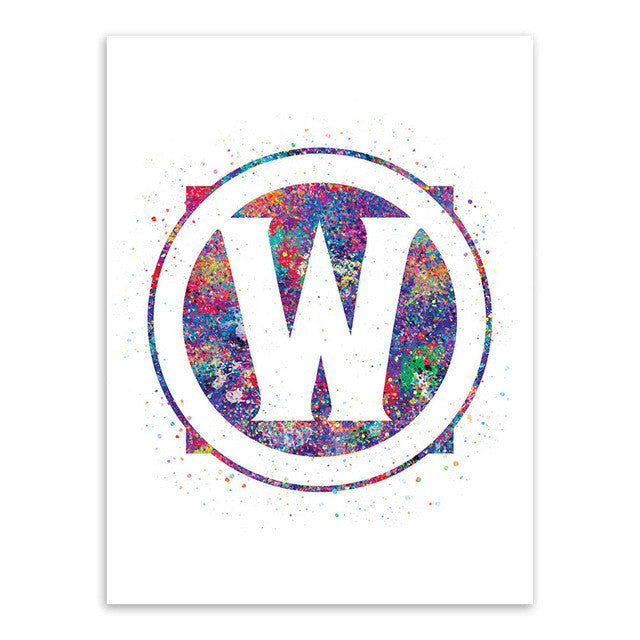 Original Watercolor Modern Legend Of Zelda Logo Game Movie Canvas A4 Art Print Poster Wall Pictures Home Deocr Painting No Frame | Octo Treasures