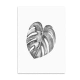 Nordic Style Flowers Canvas Print Unframed Wall Art | Octo Treasures