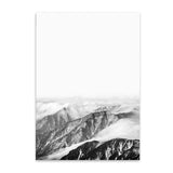 Nordic Style Landscape Canvas Print Unframed Wall Art | Octo Treasures