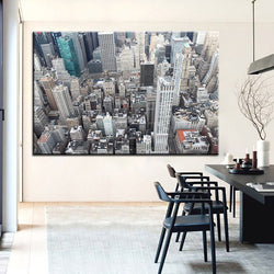 1 Panel New York Buildings Top Unframed Home Decor Wall Art | Octo Treasures