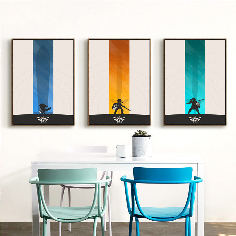 Zelda Japanese Game A4 Canvas Painting Art Print Poster Picture Wall Paintings Home Decoration Children Bedroom Decor MO068 | Octo Treasures
