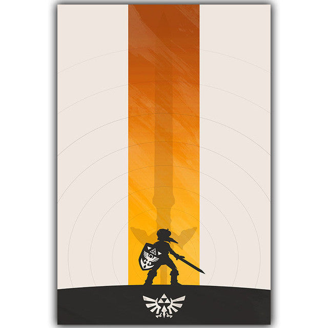 Zelda Japanese Game A4 Canvas Painting Art Print Poster Picture Wall Paintings Home Decoration Children Bedroom Decor MO068 | Octo Treasures