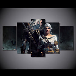 HD Printed the witcher geralt and ciri Painting on canvas room decoration print poster picture canvas Free shipping/ny-2622 | Octo Treasures