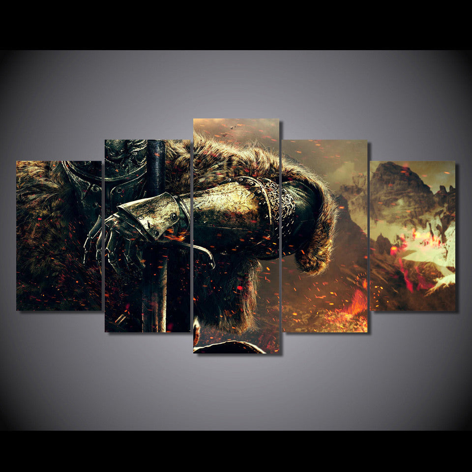 HD Printed dark souls ii voin rycar Painting Canvas Print room decor print poster picture canvas Free shipping/NY-6333 | Octo Treasures