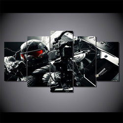 5 Panel Crysis Framed Canvas Wall Art | Octo Treasures