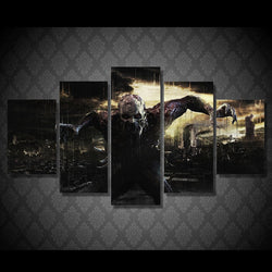 5 Panel Dying Light Ultra Framed Canvas Wall Art | Octo Treasures