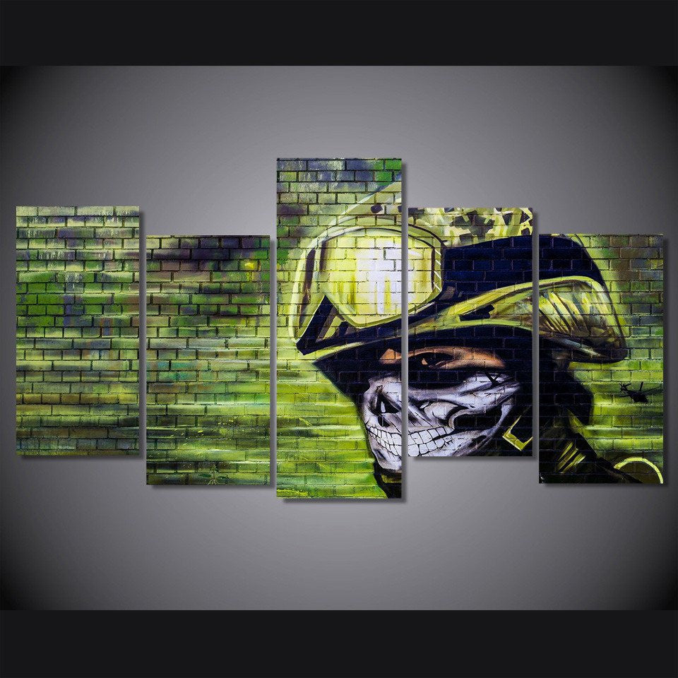 5 Panel Tekstura Poverhnost Framed Canvas Wall Art | Octo Treasures