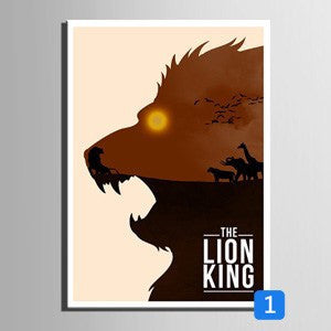 Disney Movies Poster Series Modern Decoration Wall Canvas Art | Octo Treasures