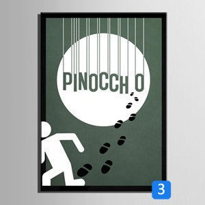 Disney Movies Poster Series Modern Decoration Wall Canvas Art | Octo Treasures