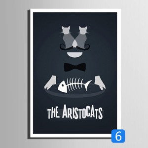 Disney Movies Poster Series Modern Decoration Wall Canvas Art | Octo Treasures