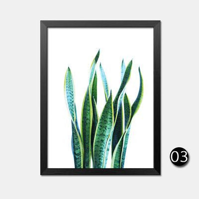 Modern Cactus Pineapple Plants Decorative Painting Wall Painting Creative Art Wall Painting FG0042 | Octo Treasures