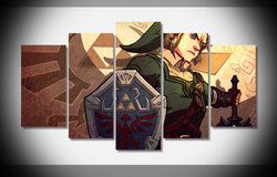 P2271 the legend of zelda Poster Framed Gallery wrap art print home wall decor  wall picture Already to hang digital print | Octo Treasures