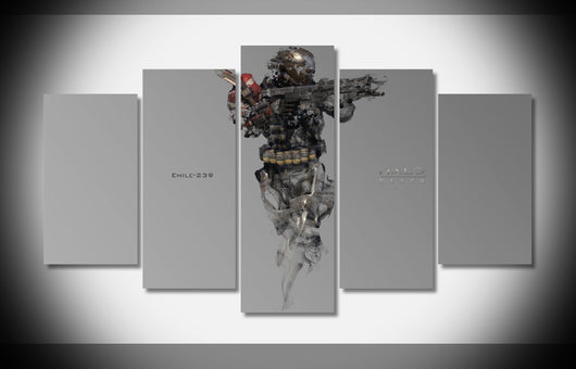 halo reach emile character game gun Poster print on canvas not framed home decor gallery wrap art print home canvas decor | Octo Treasures