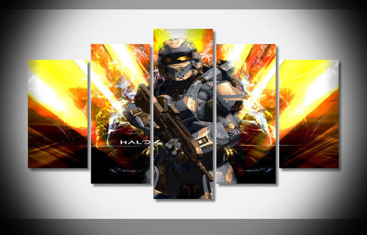 7431 video games halo 4 Poster Framed Gallery wrap art print home wall decor Gift wall picture  Already to hang digital print | Octo Treasures