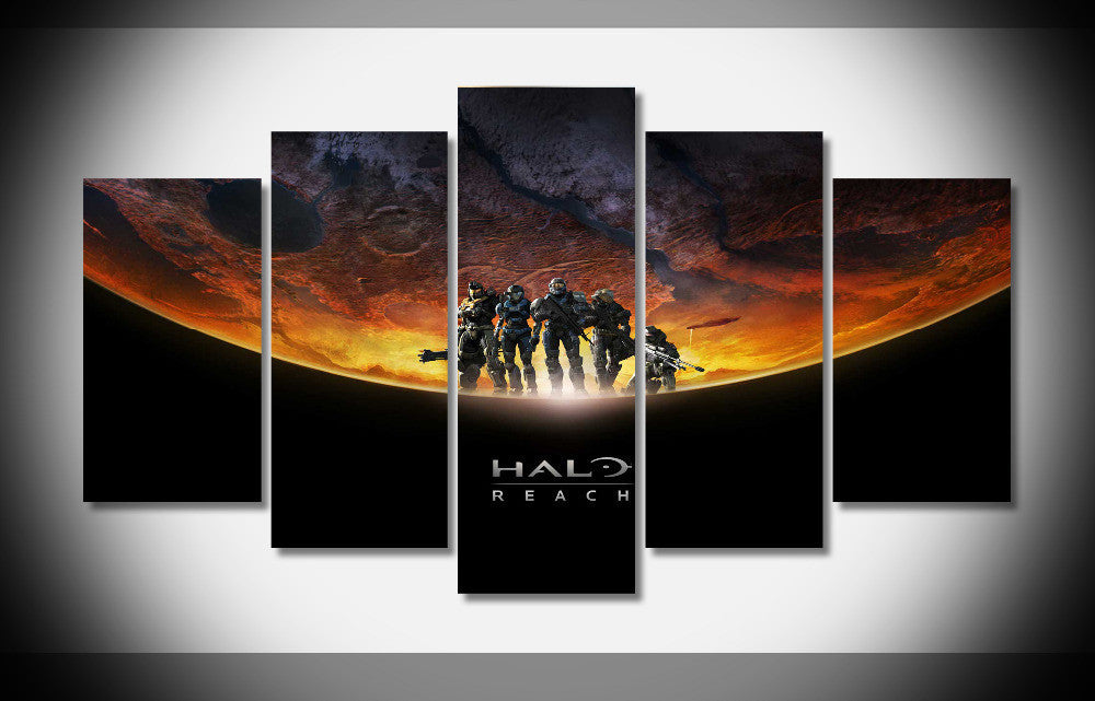 7220 halo halo reach Poster wood Framed Gallery wrap art print home wall decor Gift wall picture  Already to hung digital print | Octo Treasures