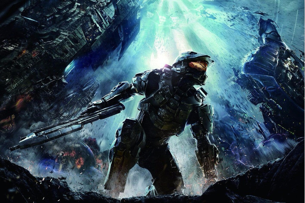 Free shipping 24x35 inch Halo Guardians Game Movie Poster HD HOME WALL Decor Custom ART Silk PRINTING -2857 | Octo Treasures