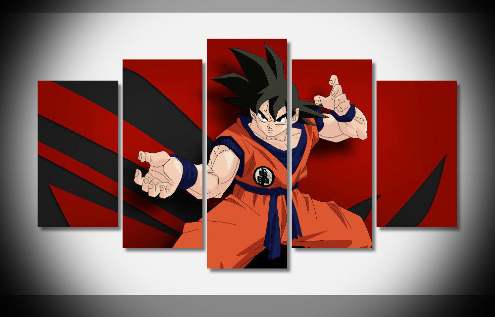 7026 goku rog poster Framed Gallery wrap art print home wall decor  wall picture Already to hang digital print wholesale modern | Octo Treasures