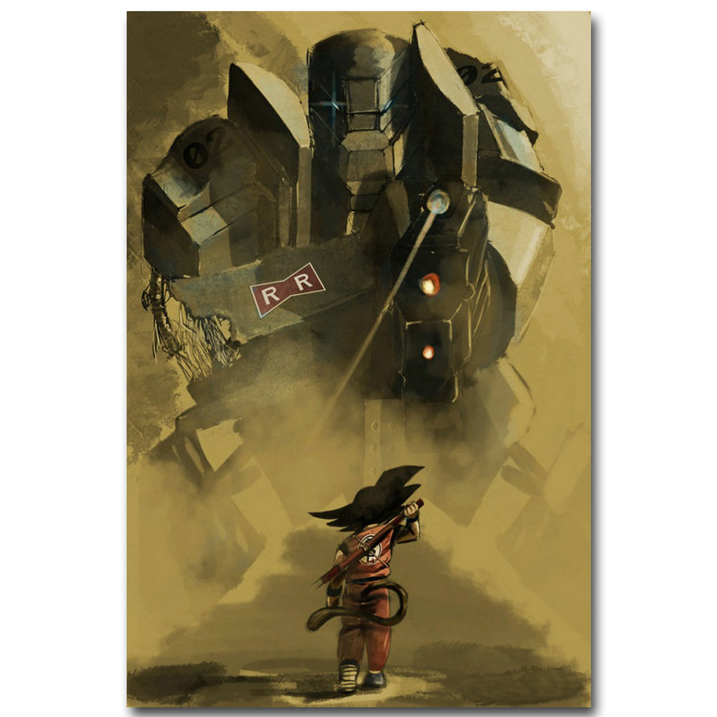 Dragon Ball Z Art Silk Fabric Poster Print 13x20 24x36inch Japanese Anime Goku Picture for Living Room Wall Decor Gift 013 | Octo Treasures