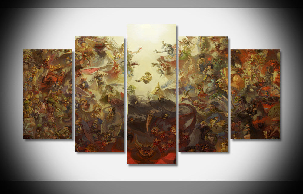 6599 LEGEND OF ZELDA 2 Poster Framed Gallery wrap art print home wall decor  wall picture Already to hang digital print | Octo Treasures