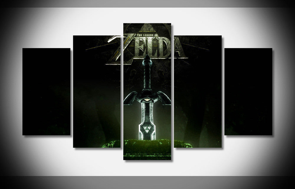P2919 The Legend of Zelda Poster Framed Gallery wrap art print home wall decor  wall picture Already to hang digital print | Octo Treasures