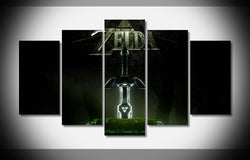 P2919 The Legend of Zelda Poster Framed Gallery wrap art print home wall decor  wall picture Already to hang digital print | Octo Treasures