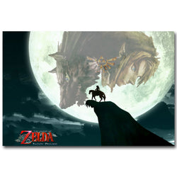 The Legend of Zelda Majoras Mask Art Silk Fabric Poster 13x20 24x36inch Hot Game Pictures for Living Room Wall Decor 033 | Octo Treasures