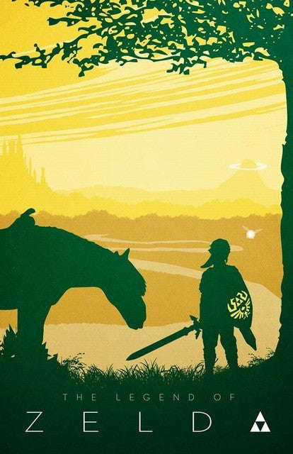 Ocarina of Time Sery the Legend of Zelda Video Game Poster Retro Decorative DIY Wall Stickers Art Home Bar Posters Decor Gift | Octo Treasures