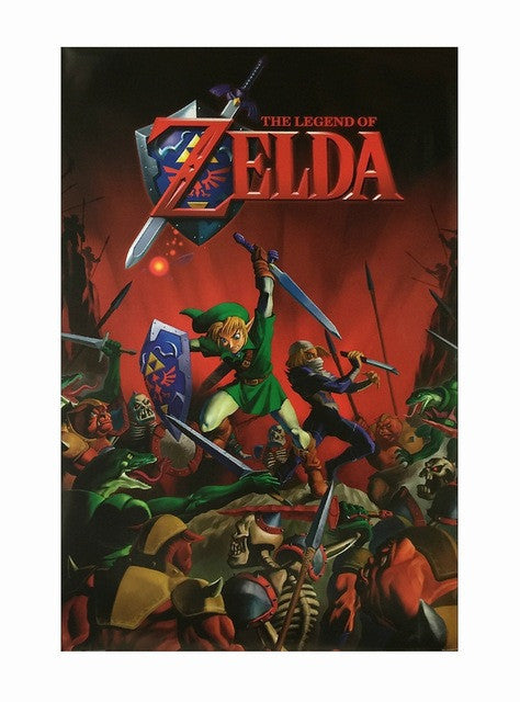 Ocarina of Time Sery the Legend of Zelda Video Game Poster Retro Decorative DIY Wall Stickers Art Home Bar Posters Decor Gift | Octo Treasures