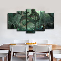 5 Pcs/Set Framed HD Printed Dragon Ball Z Movie Picture Wall Art Canvas Print Poster Canvas Oil Painting Cuadros no frame | Octo Treasures