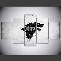 Game Of Thrones Wolf Printed painting Wall art modern Home Decor Picture Printed Canvas Printing poster picture on canvas W/1338 | Octo Treasures