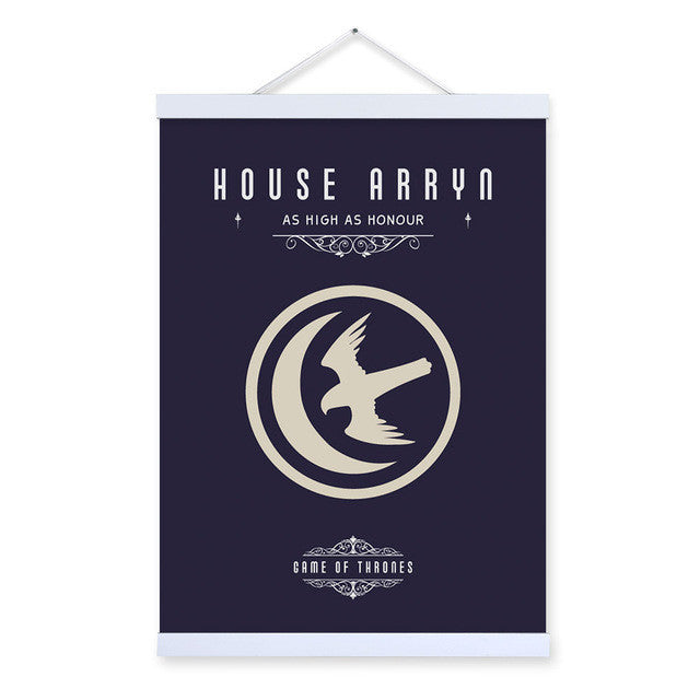 Modern Pop Movie Game Of Thrones Animals Bird Wooden Framed Canvas Painting Home Bar Decor Wall Art Print Picture Poster Scroll | Octo Treasures