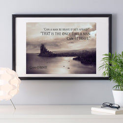 Be Brave Game Of Thrones Vintage Retro Posters & Prints Home Decoration Large  Canvas Painting Modern Wall Art Picture | Octo Treasures