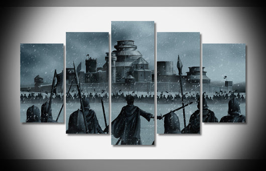 6517 Game of Thrones Poster Framed Gallery wrap art print home wall decor  wall picture Already to hang digital print wholesale | Octo Treasures