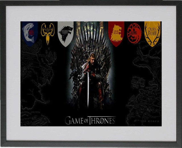 Game Of Thrones Flags Canvas Art Print Painting Poster Wall Pictures For Room Home Decoration Wall Decor Silk Fabric No Frame | Octo Treasures