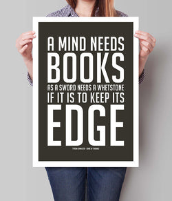 Game Of Thrones Poster  Print Inspirational Tyrion Lannister Quote TV Series Minimalistic home decor wall Art picture painting | Octo Treasures