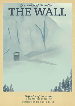 Winter is Coming Wall of North Game of Thrones Classic Retro Vintage Poster Decorative DIY Wall Art Home Bar Posters Decor | Octo Treasures