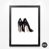 Nordic Minimalist Character Elk Scenery Unframed Canvas Wall Art | Octo Treasures