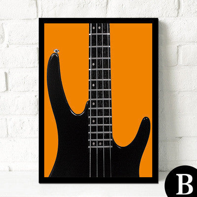 Oil Painting Canvas Musical Instruments Wall Art Decoration Painting Home Decor Modern Wall Picture For Living Room No Frame | Octo Treasures