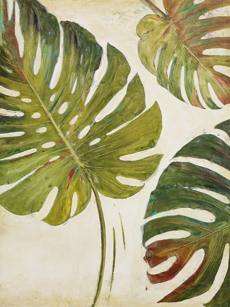 Tree leaf foliage oil painting canvas prints wall art home decor decorative pictures green posters for living room cuadros | Octo Treasures