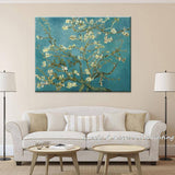 1 Panel Blossoming Almond Tree By Vincent Van Gogh Unframed Wall Art Canvas | Octo Treasures